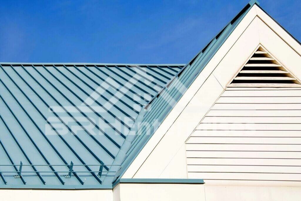 Paint a metal roof