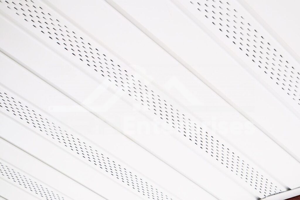 Continuous soffit vents