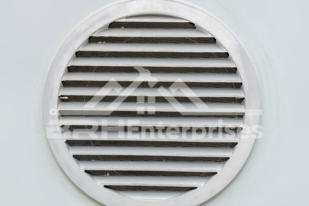 Round soffit vents