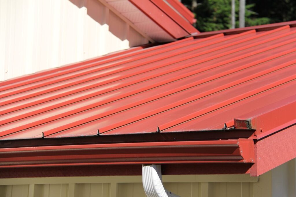 Standing seam metal roof