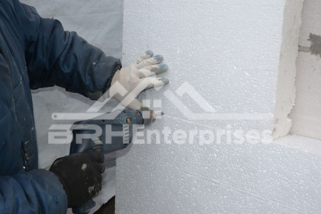 Rigid foam board insulation