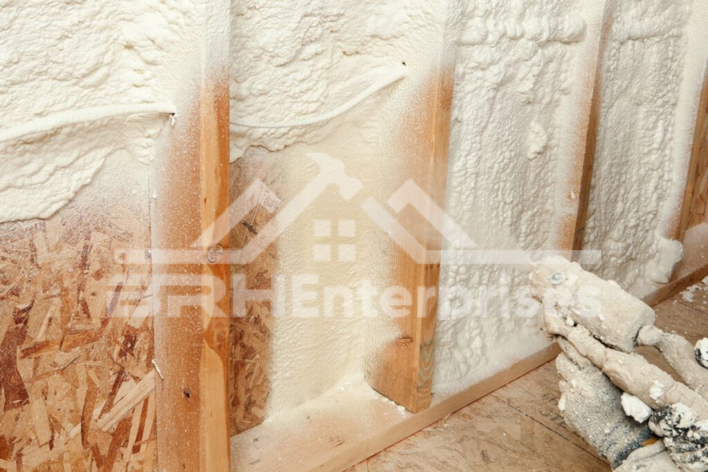 Spray foam insulation