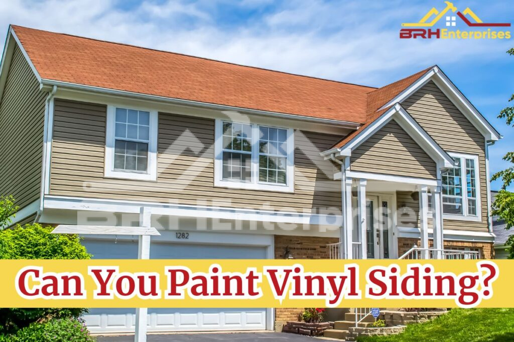 Can you paint vinyl siding