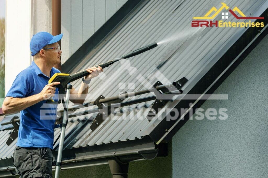 How to clean a metal roof