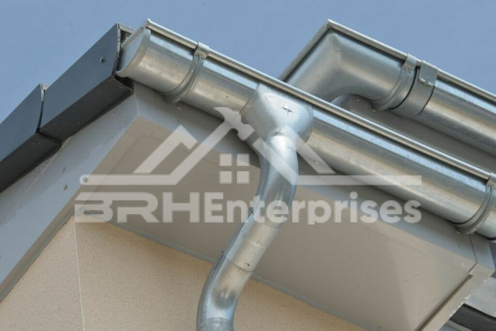 Galvanized stainless steel gutters