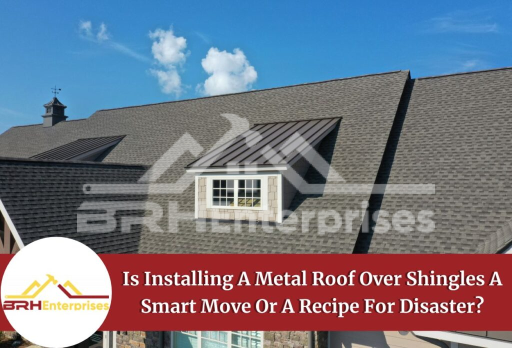Metal roof over shingles
