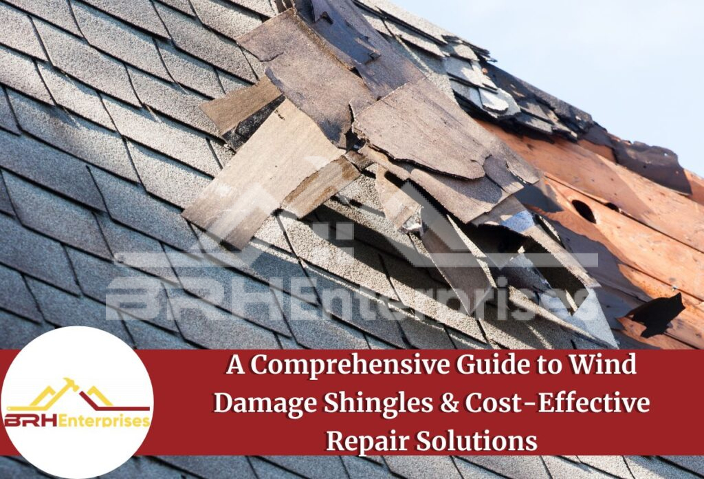 Wind damage shingles