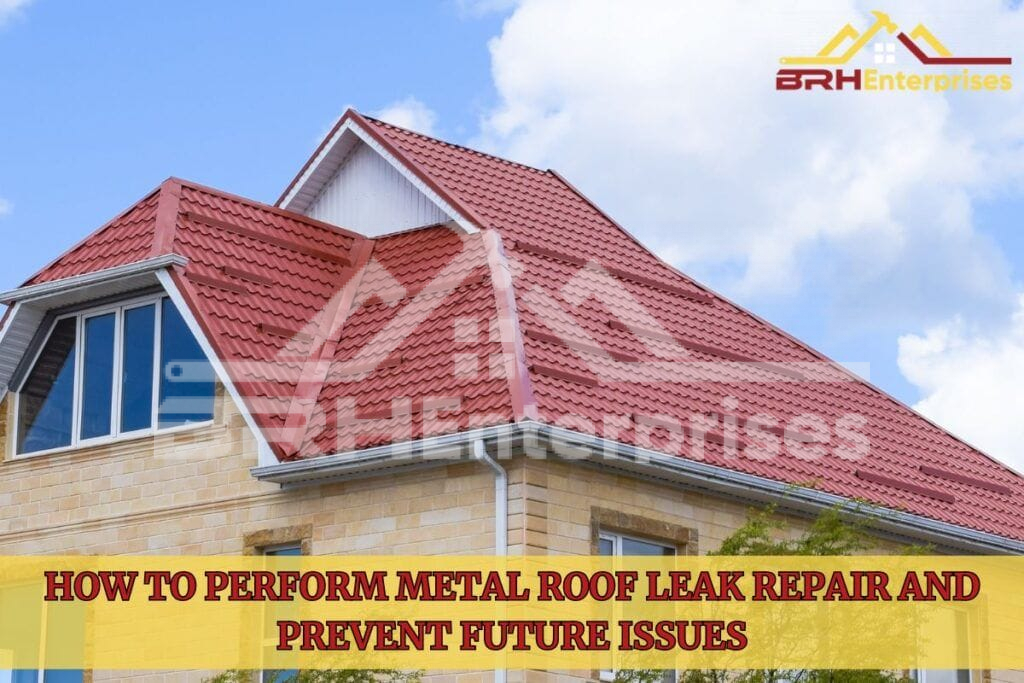 Metal roof leak repair