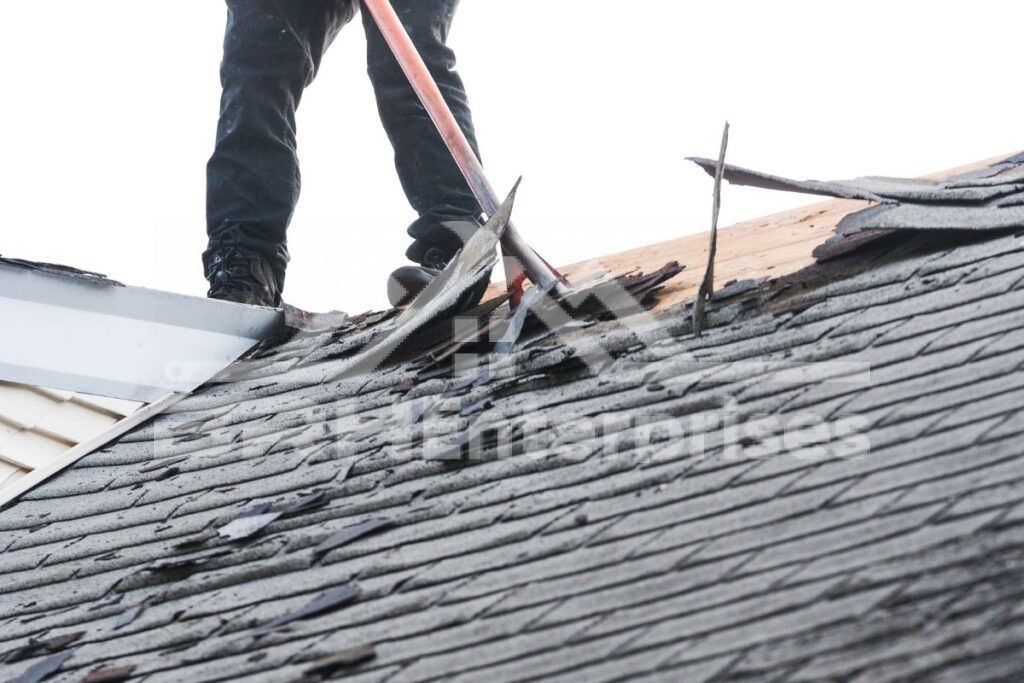 Removing the old roof