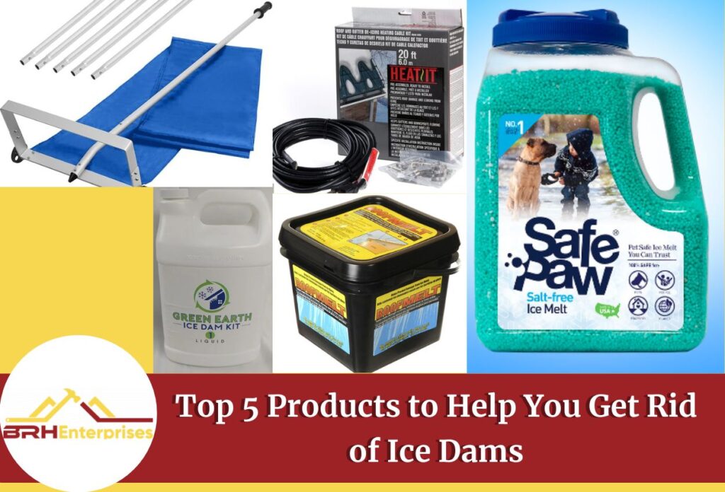 getting rid of ice dams on the roof