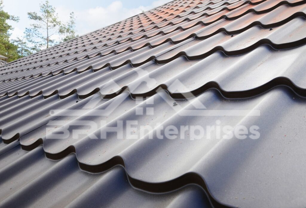 Aluminum metal shingles