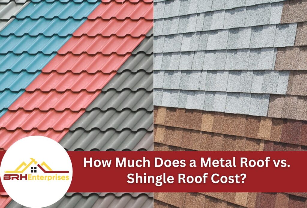 How much does a metal roof vs. Shingle roof cost