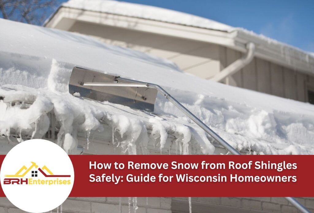 How to remove snow from roof shingles safely: guide for wisconsin homeowners
